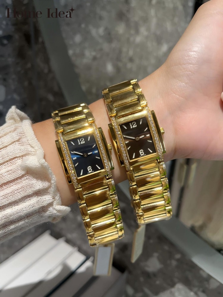Vintage Fashion Ideas - Montre à quartz rectangulaire pour femmes