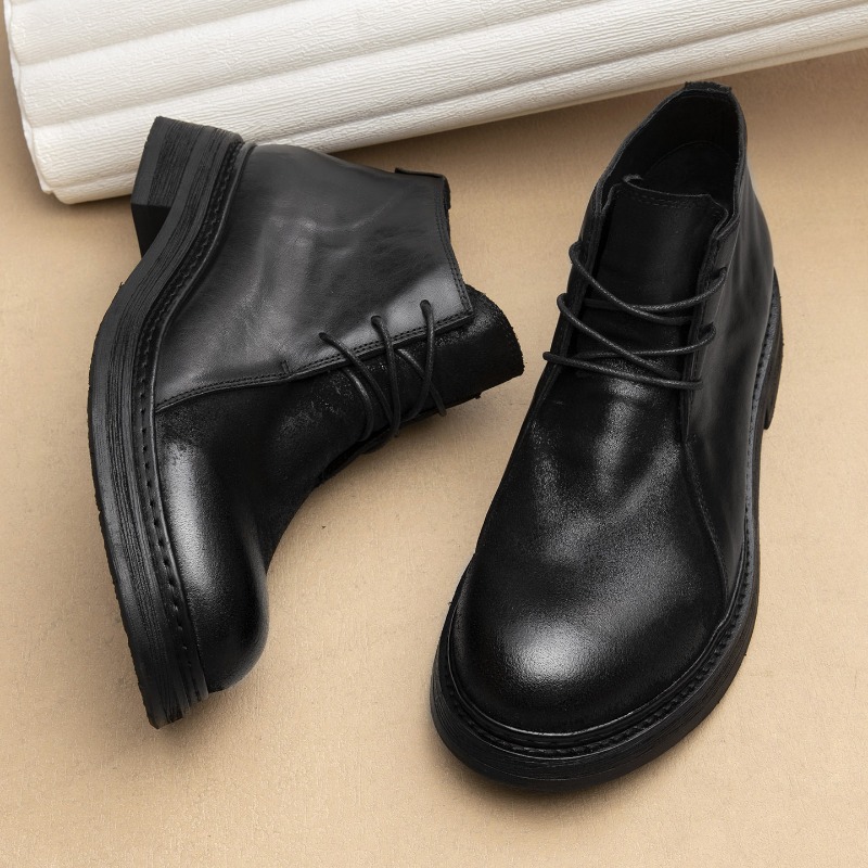 Vintage Fashion In 2026 - Bottes en cuir véritable vintage pour