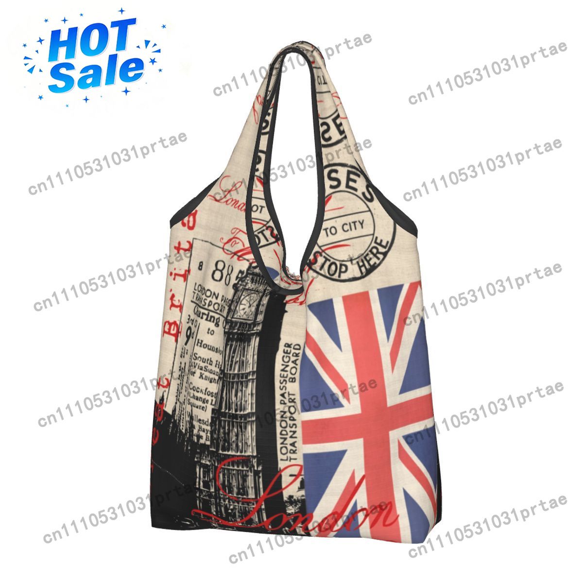 Vintage Fashion Uk - Sac de courses rétro vintage personnalisé