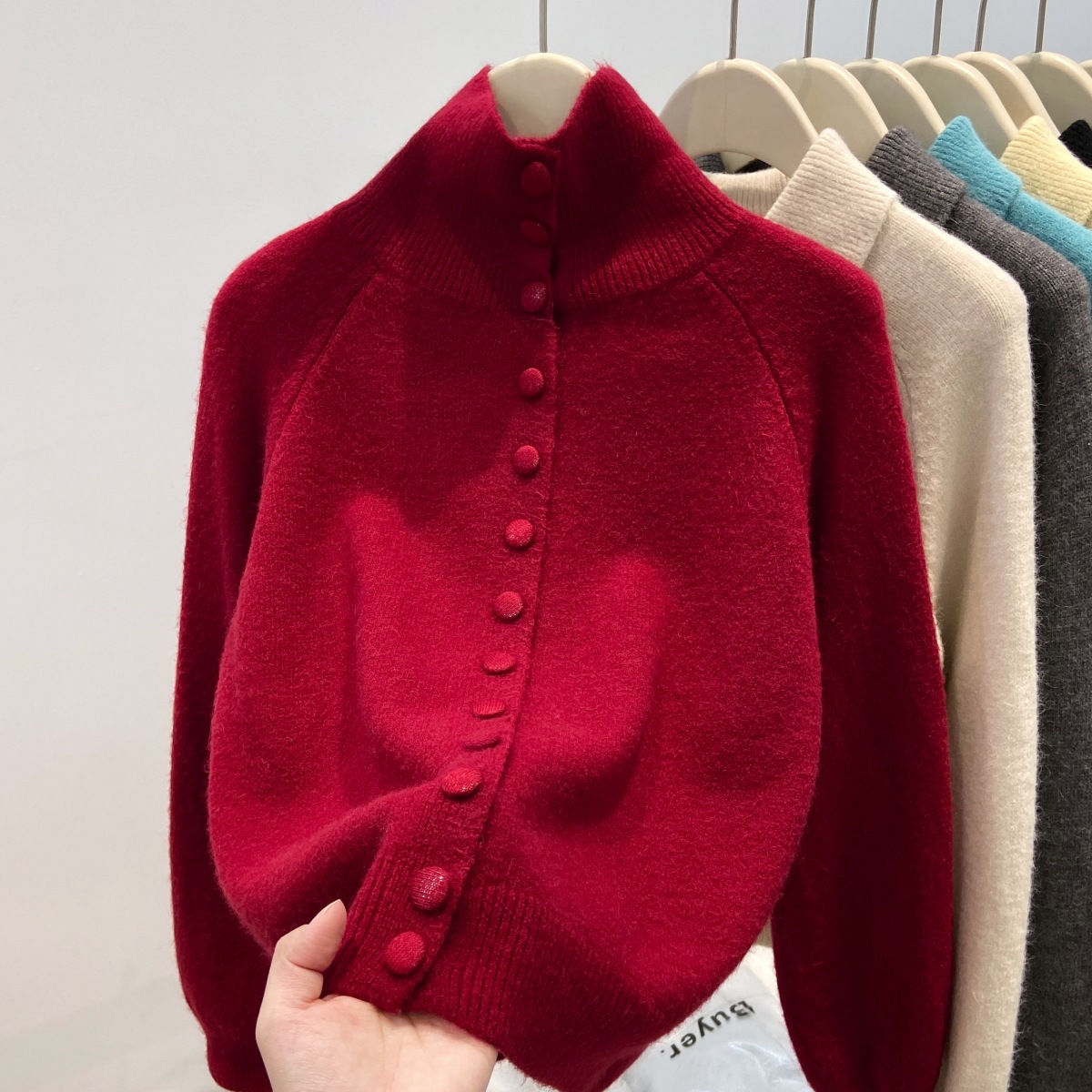 Turtleneck Knit 90S - Nouveau Pull en Tricot Uni pour