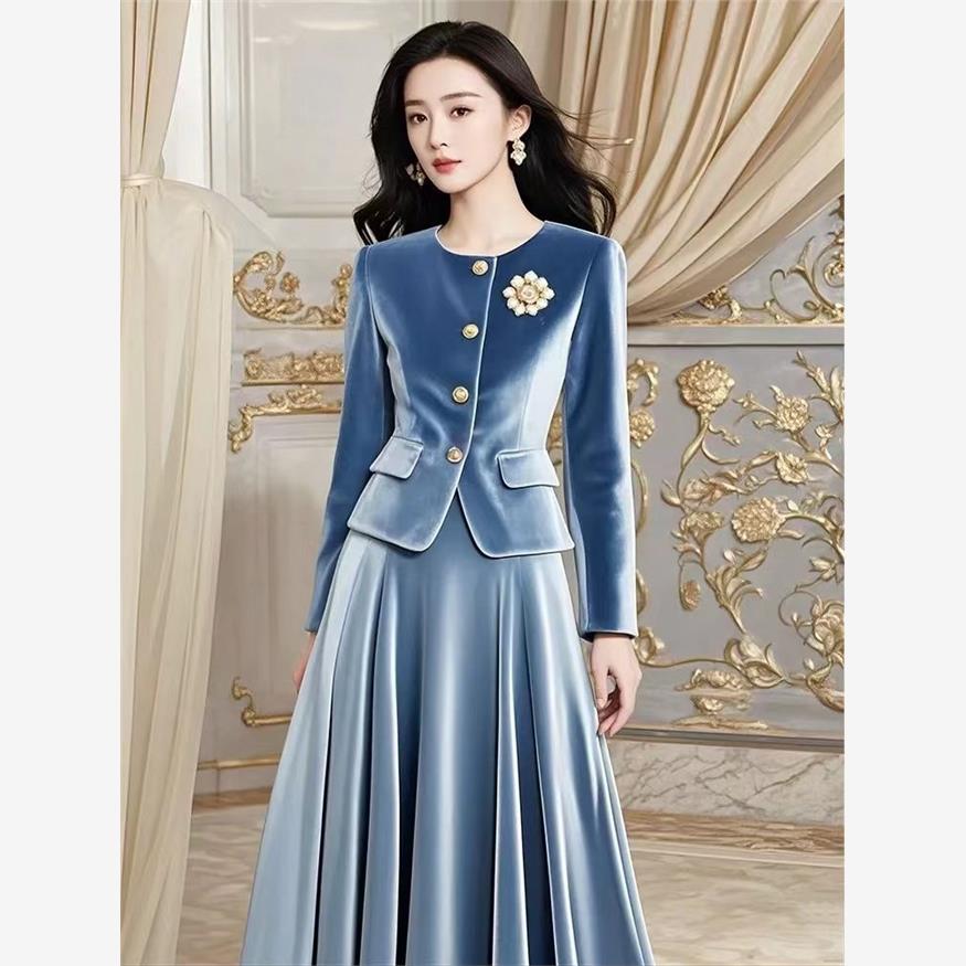 French Vintage Fashion - Ensemble deux pièces français Vintage élégant
