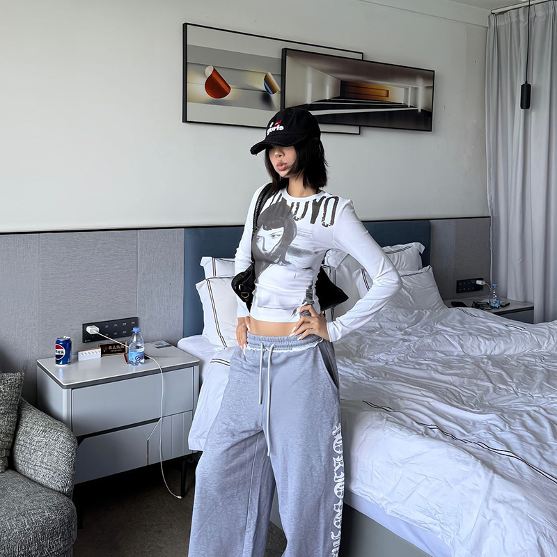 Streetwear gothique lettre imp - Turtleneck Knit 90S avis et prix