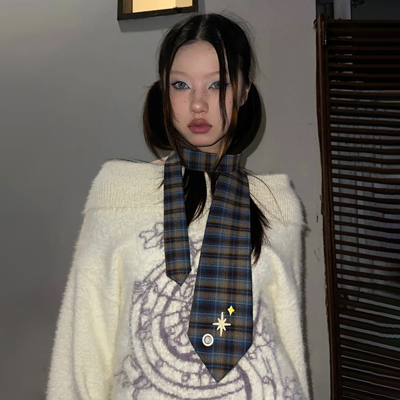 Karrram japonais Y2k brodé pul - Turtleneck Knit 90S avis et prix