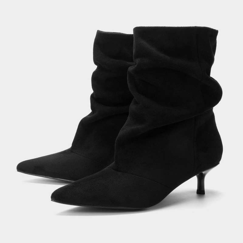 Bottines à talon fin en daim c - Vintage Fashion In 2026 avis et prix
