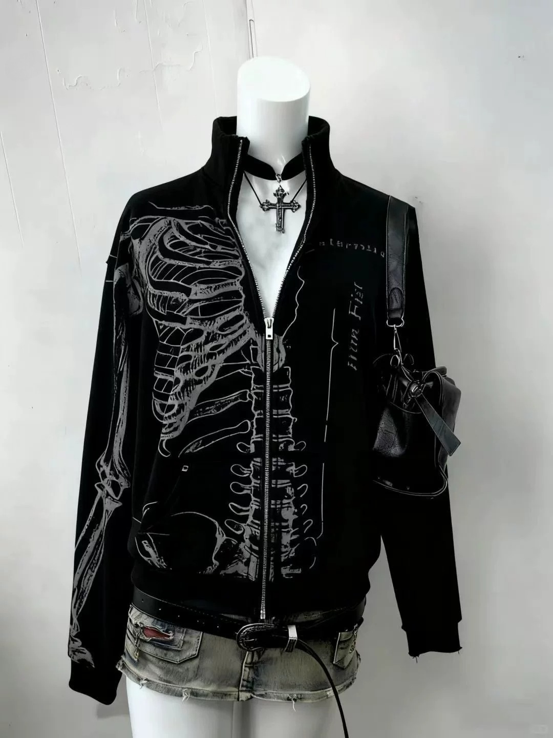 Vestes à capuche noires punk s - Vintage Fashion Subculture avis et prix