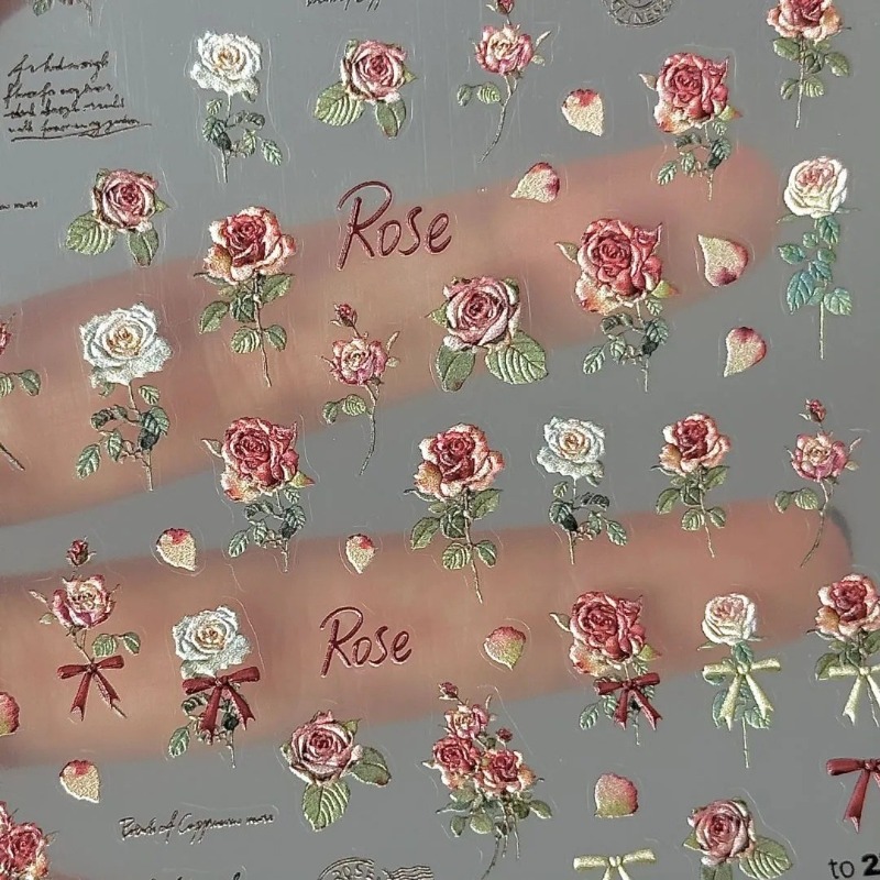 Autocollant Rose rétro Ins, ét - Vintage Fashion Magazines avis et prix