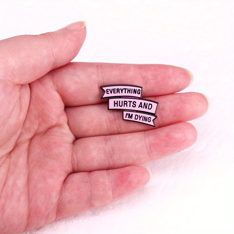 Badge en émail humoristique 