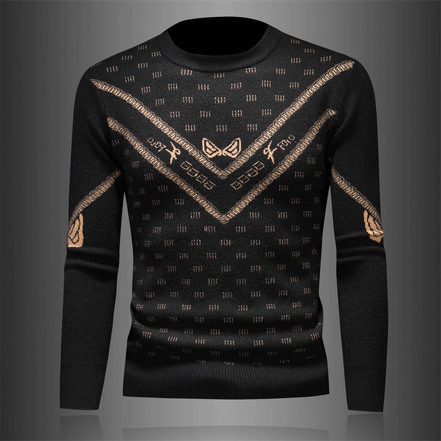 Pull Jacquard Vintage pour hom - Vintage Fashion Outfits Men avis et prix