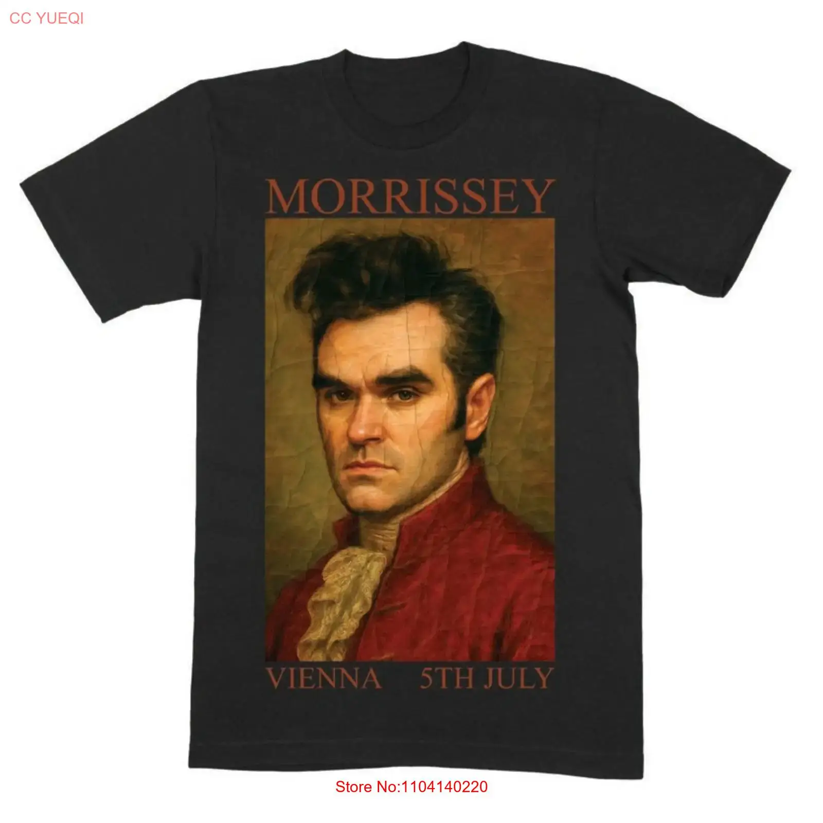 T-shirt événementiel Morrissey - Vintage Fashion Events avis et prix
