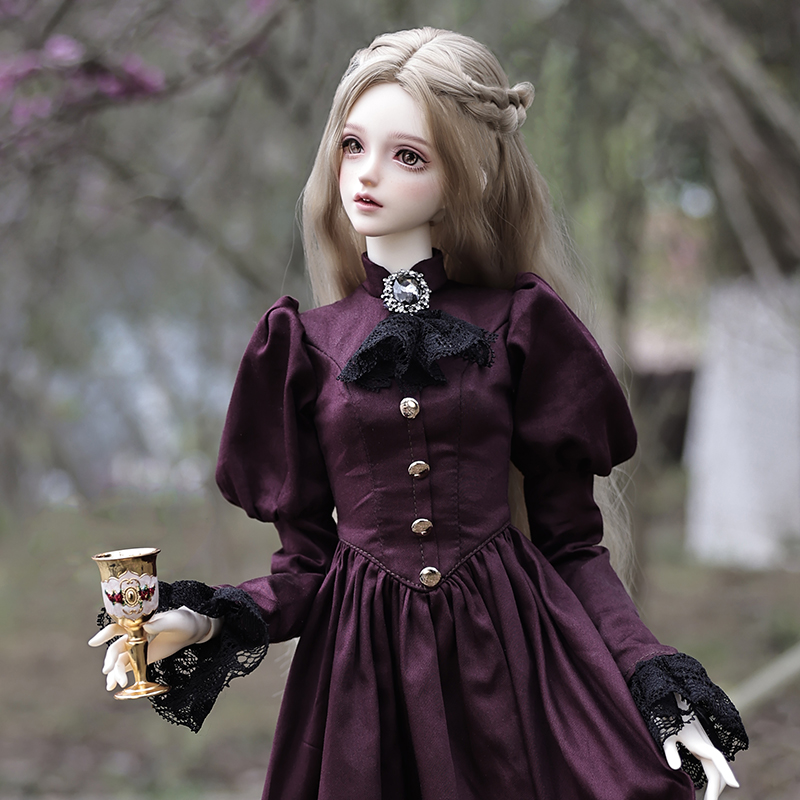 Elina-Robe violette aristocrat - Vintage Fashion Toys avis et prix