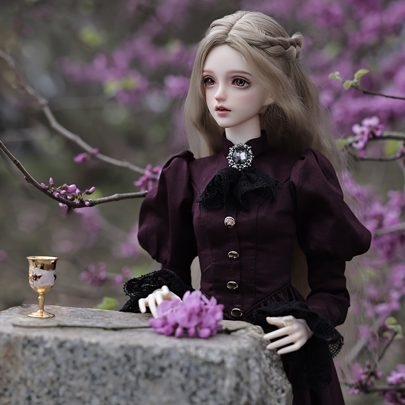 Elina-Robe violette aristocrat - Vintage Fashion Toys avis et prix