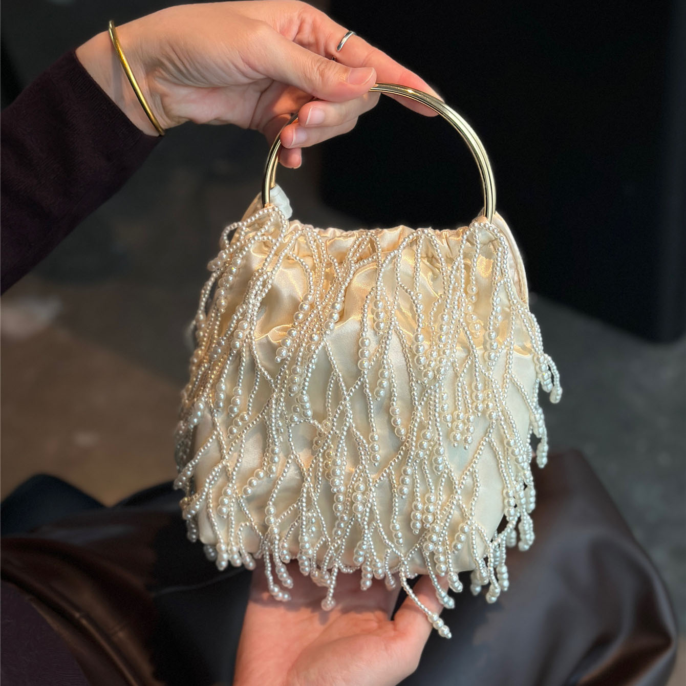 Sacs à main perlés faits à la  - French Vintage Fashion avis et prix