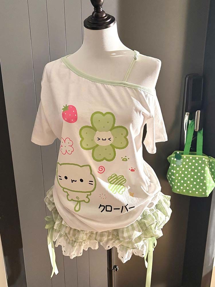 Doux Kawaii Vintage femmes t-s - Vintage Fashion Subculture avis et prix