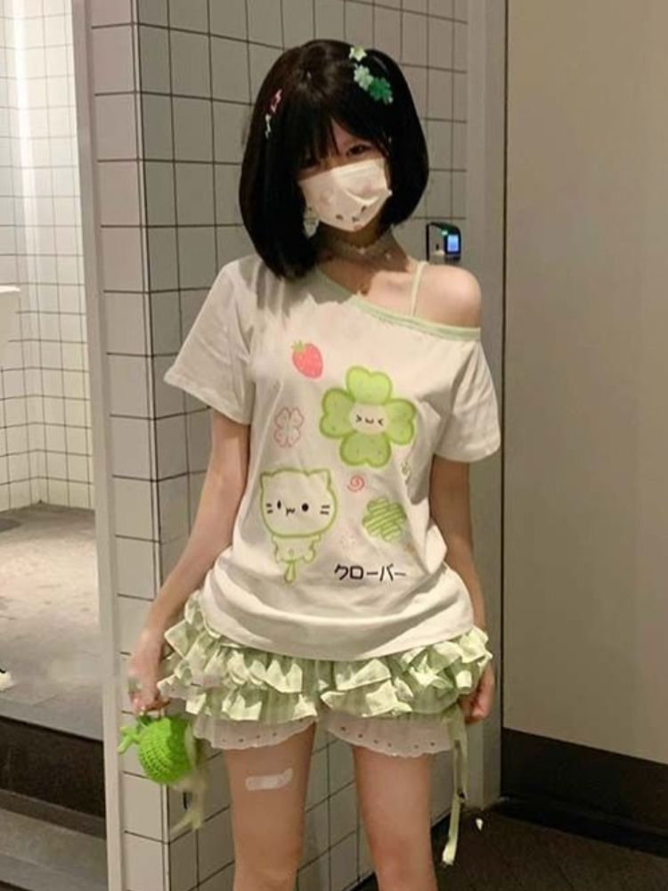 Doux Kawaii Vintage femmes t-s - Vintage Fashion Subculture avis et prix