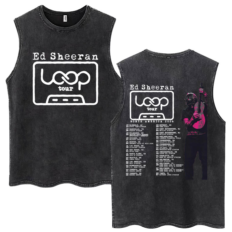 Vintage lavé Ed Sheeran Loop T - Vintage Fashion Australia avis et prix