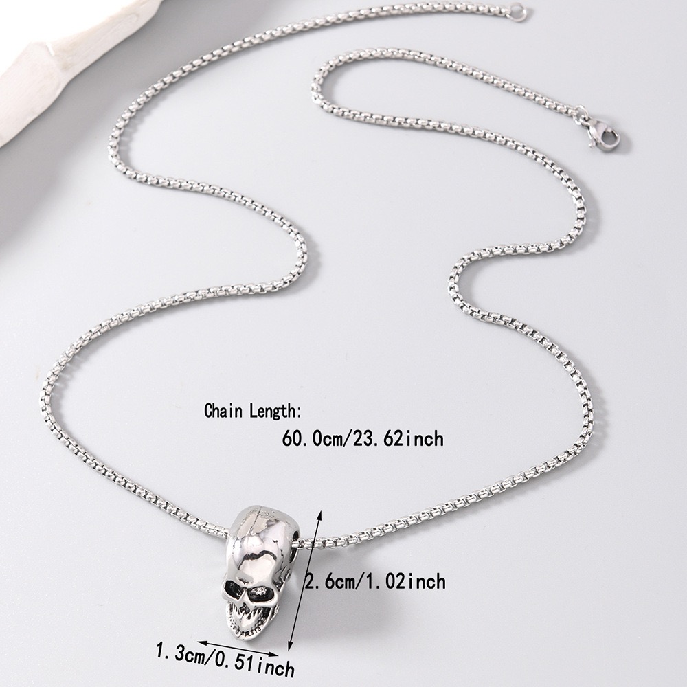 Collier de crâne en alliage Vi - Vintage Fashion Ideas avis et prix