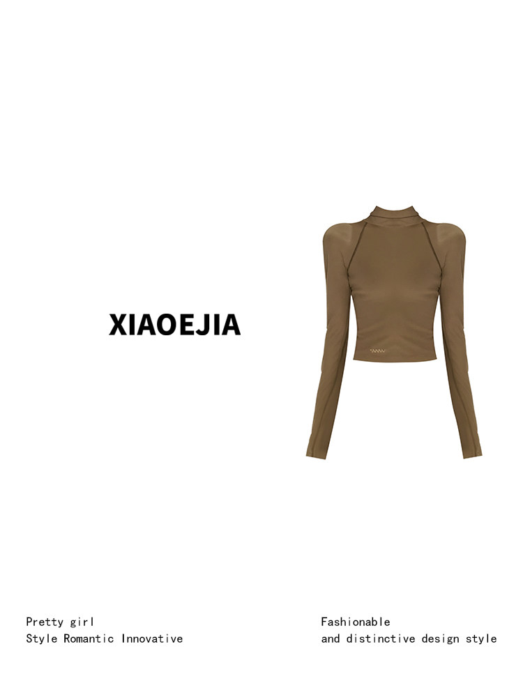 T-shirt Gothique Vert Femme Ha - Turtleneck Knit 90S avis et prix