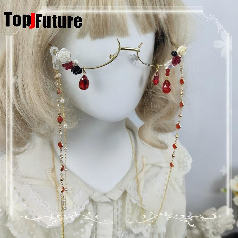 Lunettes demi-cerclées florale - Vintage Fashion Subculture avis et prix