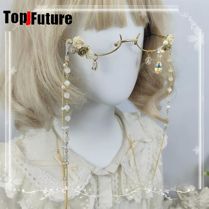 Lunettes demi-cerclées florale - Vintage Fashion Subculture avis et prix