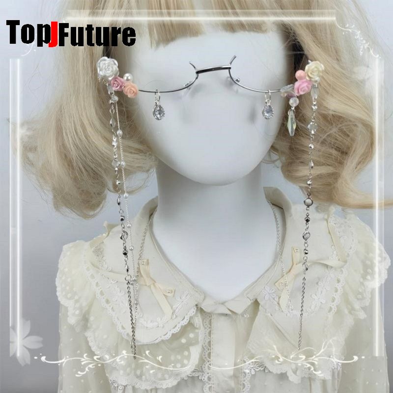 Lunettes demi-cerclées florale - Vintage Fashion Subculture avis et prix