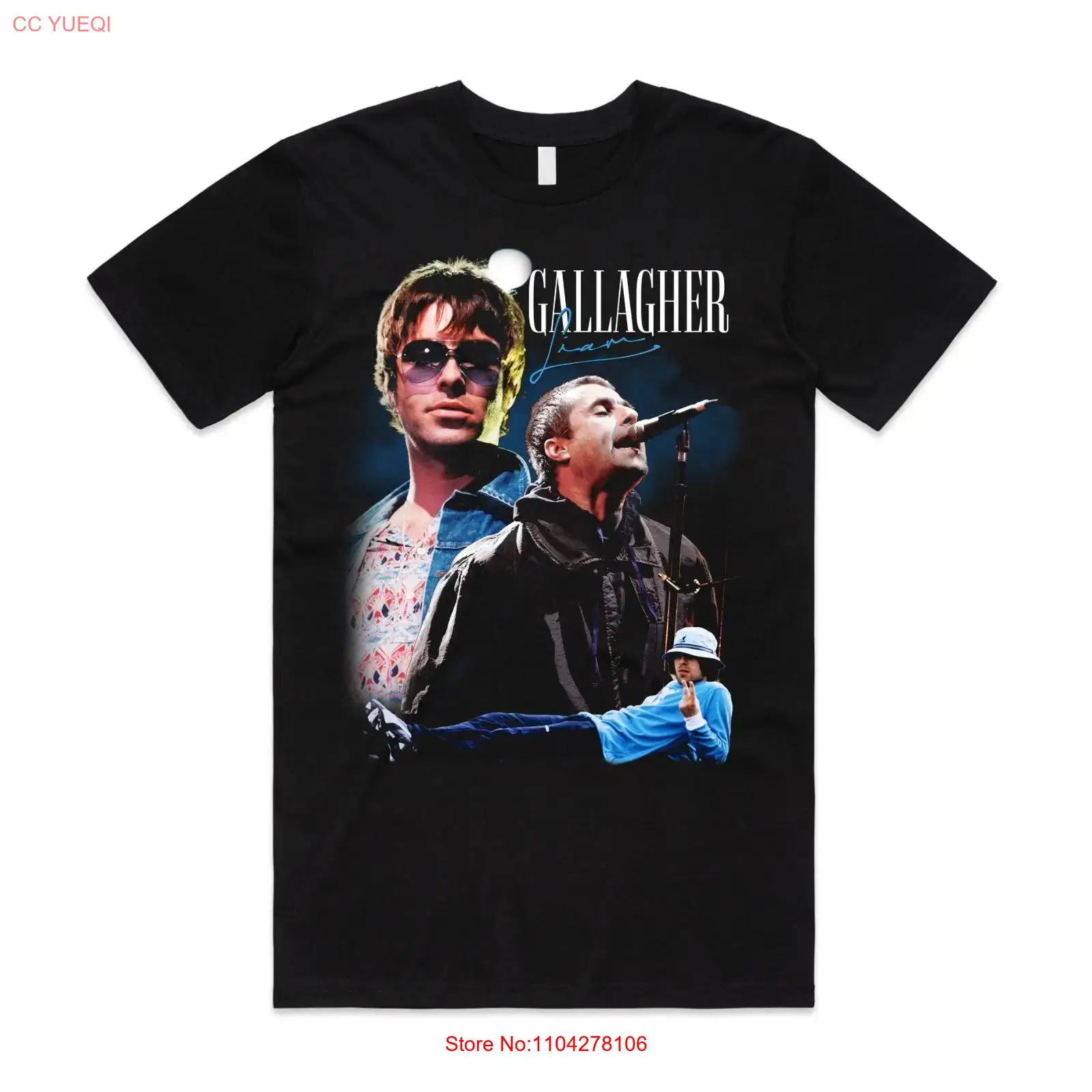 T-shirt Hommage Liam Gallagher - Vintage Fashion Uk avis et prix