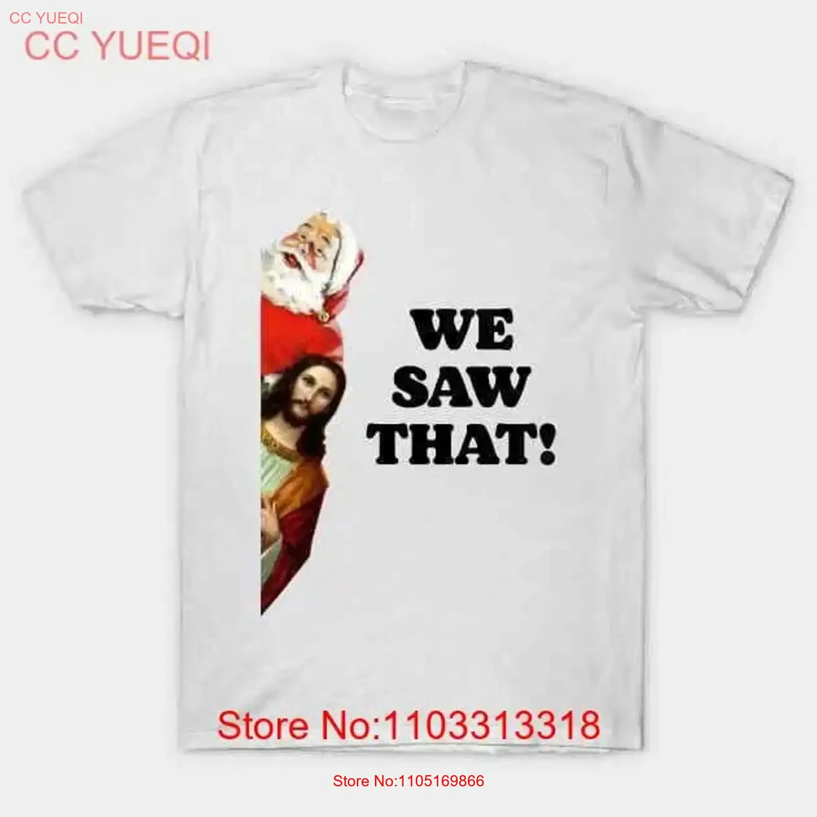 WE SAW THAT Père Noël et Jésus - Vintage Fashion Australia avis et prix