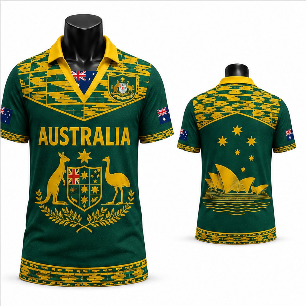 T-shirt semi-polo col V pour h - Vintage Fashion Australia avis et prix