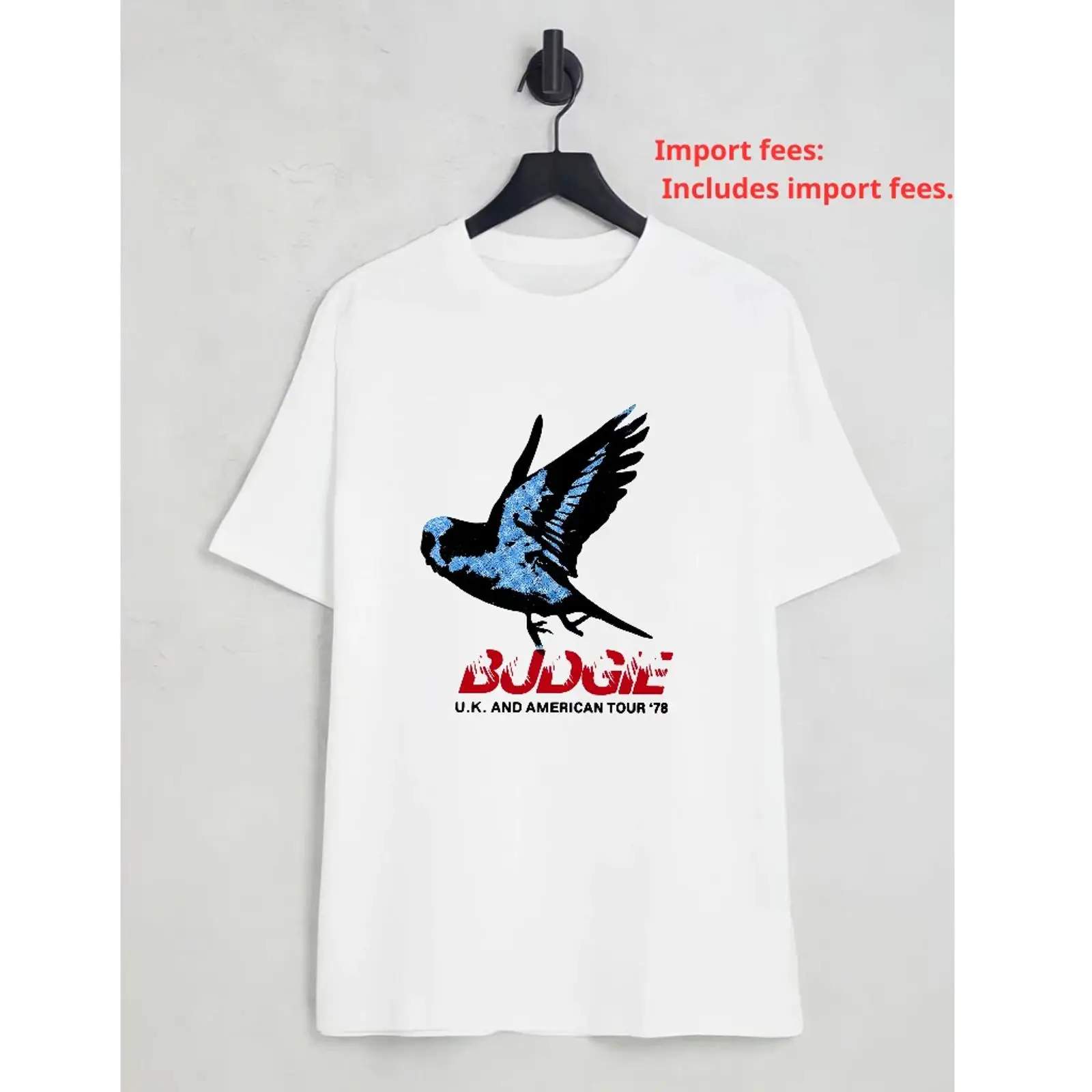 T-shirt du groupe Budgie UK Am - Vintage Fashion Uk avis et prix